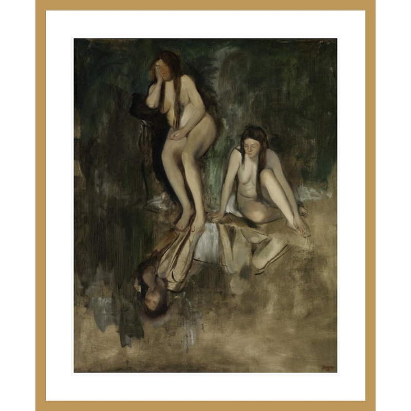 Mlle Fiocre dans le ballet La Source par Edgar Degas, impression giclée sur cadre, H 40,53 po x l 33,5 po