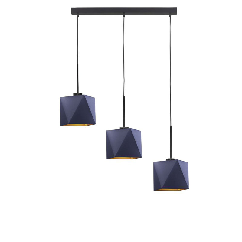 Herschel 3 - Light Kitchen Island Pendant, Navy