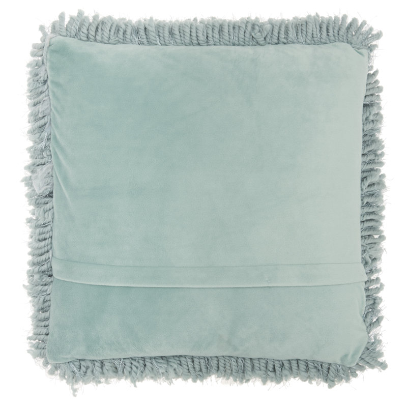 Housse de coussin carré et insert, 18" x 18", Céladon, Carré