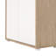 Bibliothèque à 3 niveaux avec 2 portes et rangement ouvert H 48,66 "x l 31,34" Embrie-102051180