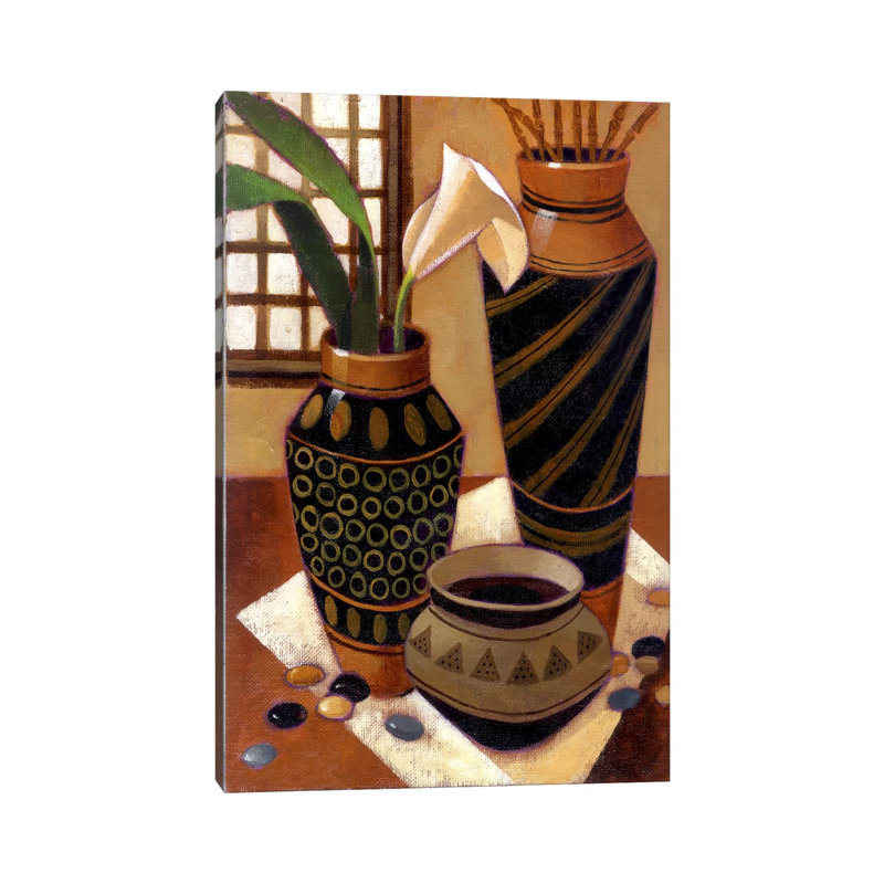 Still Life With African Bowl by Keith Mallett - Wrapped Canvas Painting, 101.6 cm H x 66.04 cm W x 1.91 cm D