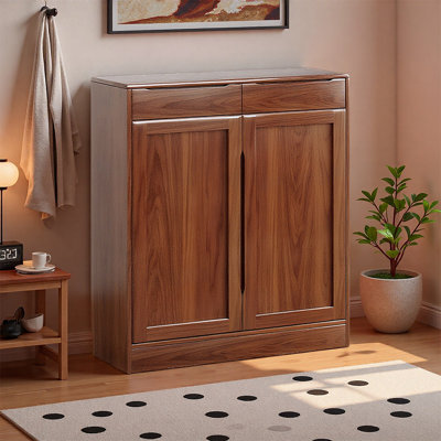 Chinese style floor standing shoe cabinet