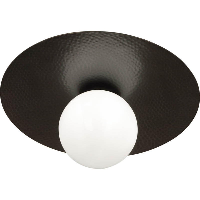 Dal 1 - Light Flush Mount, Deep Patina Bronze