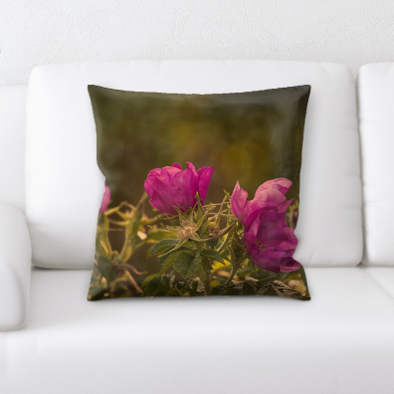 Coussin de jardin rose