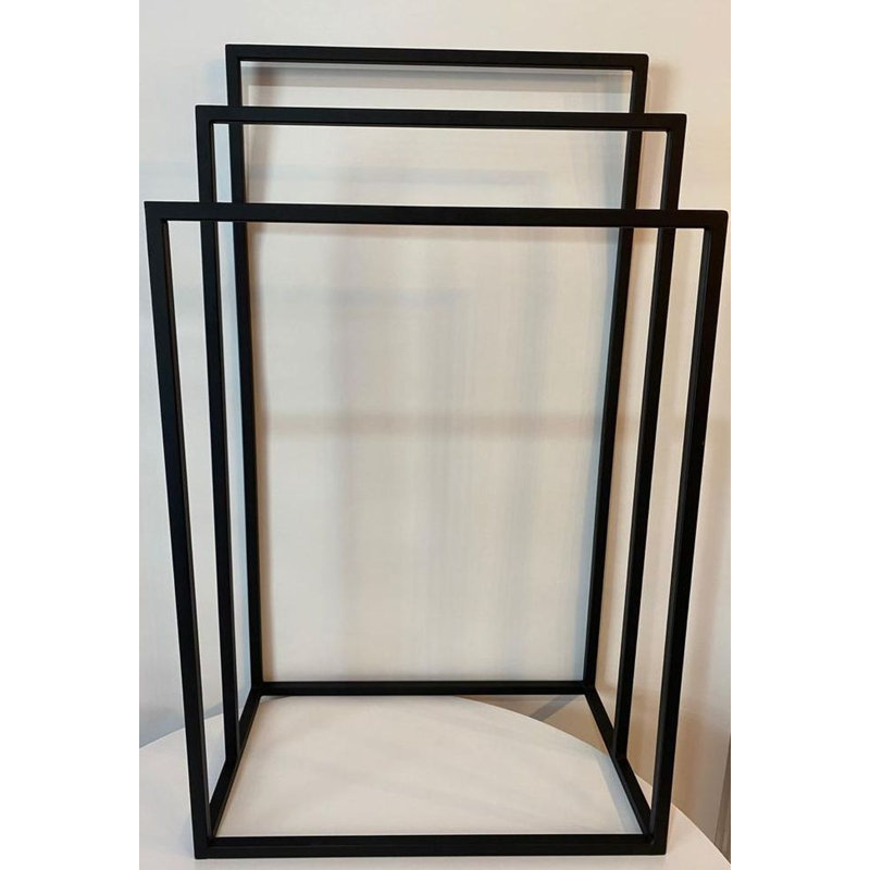 Honore 3 Freestanding Towel Stand, Black