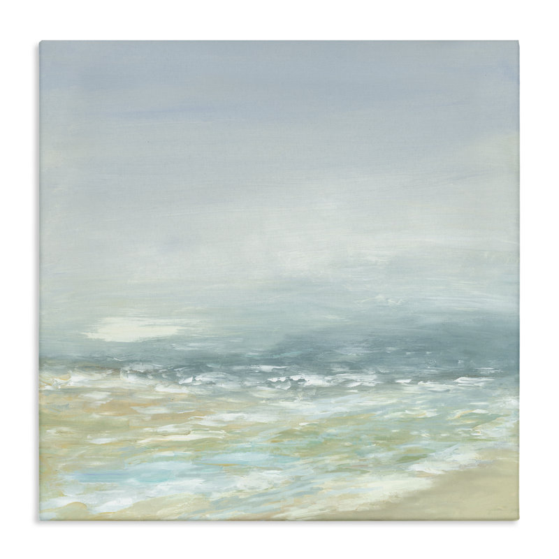 «Energetic Beach Expression» par Jacob Q, H 36 po x l 36 po