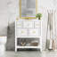 Ensemble de meuble-lavabo autoportant 30 po avec 5 tiroirs, ensemble de meuble-lavabo autoportant 30 po avec cadre en bois massif-120330079