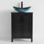 Meuble-lavabo simple 24 po avec lavabo vasque et robinet-1051971941