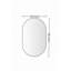 Miroir mural 40 * 30 "en métal-1719625501