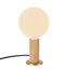Knuckle Table Lamp In Oak + Sphere IV