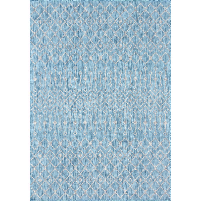 Kimber Geometric Indoor / Outdoor Rug, Rectangle 8' x 11'4"