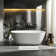 55.1'' x 27.6'' Freestanding Soaking Solid Surface Bathtub