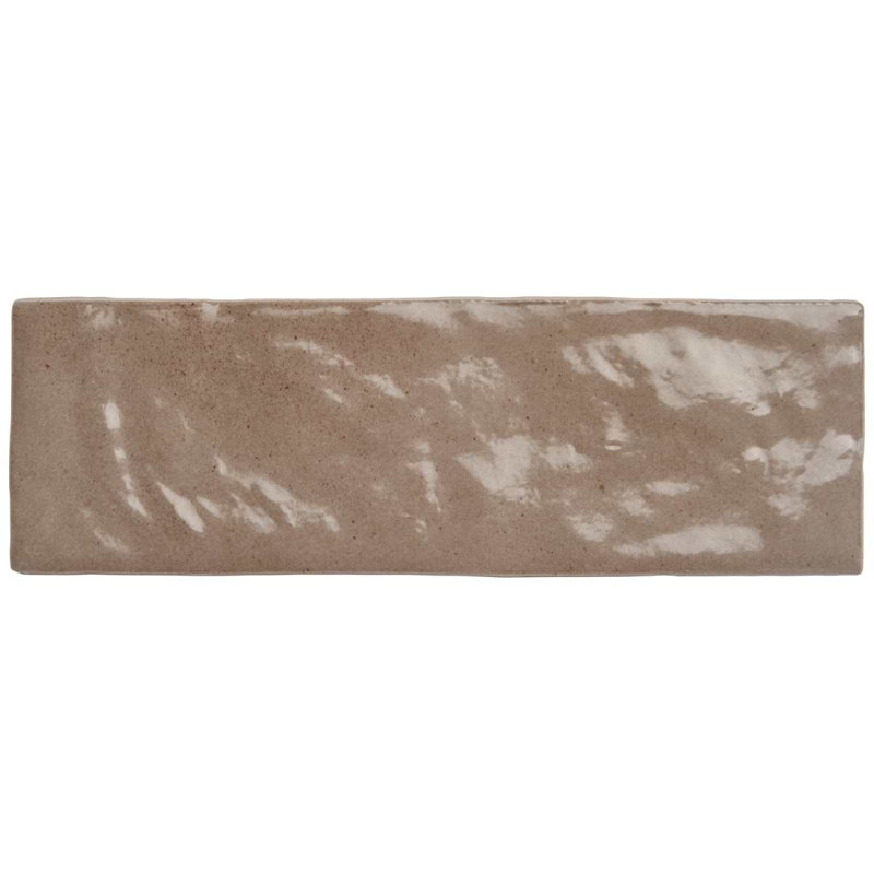 Portmore 3x8 Glazed Ceramic Tile, Taupe