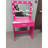 Elegant Black Vanity Desk with Mirror & Adjustable Lights, Large Drawer Dressing Table with 3 Modes