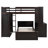 Hasel L Shaped Bunk Bed with Desk, Bookcase and Wardrobe-633294467-642342477