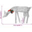 Mesh Christmas Reindeers Lighted Display Set-1870032128