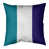 Bleu sarcelle / blanc / mauve foncé