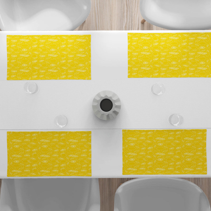 Polyester Food & Drink Rectangle Placemat