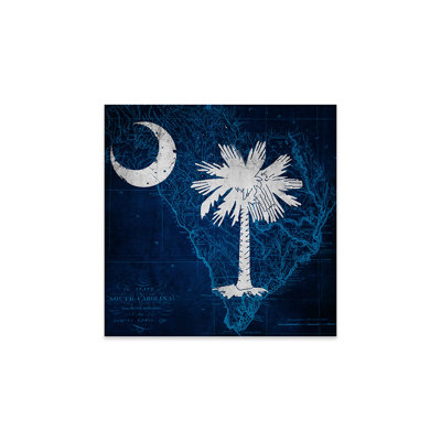 " South Carolina (Vintage Map) " by ICanvas