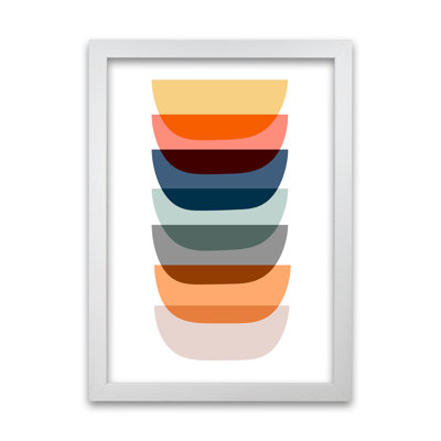 Abstract Mid Century Art Original - Print