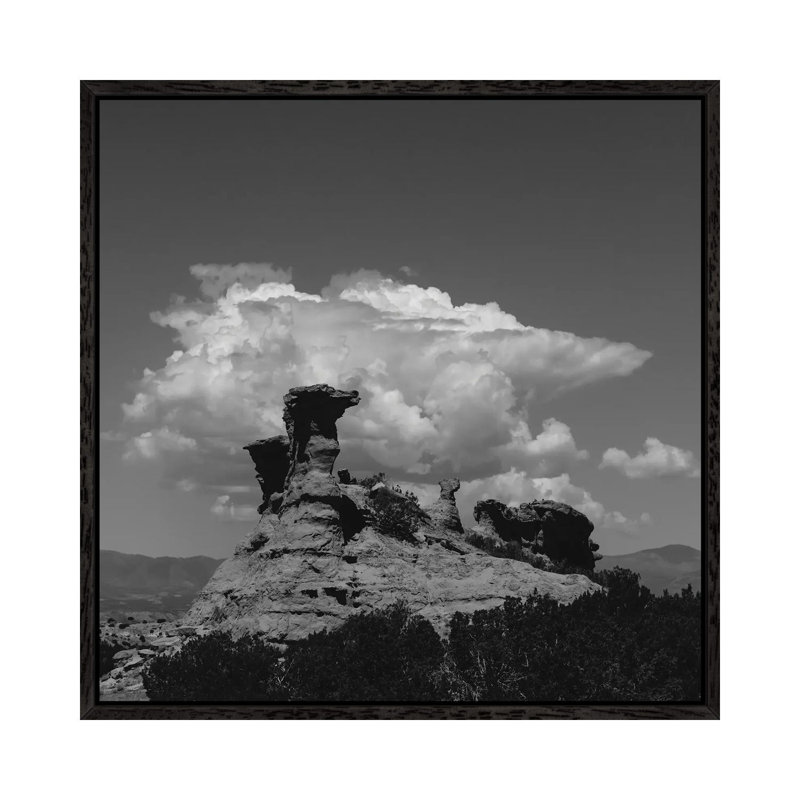 The High Road To Taos by Bethany Young - Print on Canvas, Black Framed, 66.04cm H x 66.04cm W x 3.81cm D