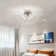 Alixa 50cm 6-Light Semi Flush Mount Crystal Ceiling Light