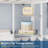 Twin Loft Bed with Large Desk & Storage Shelves, Heavy-Duty Metal Frame with Full Guardrail, Space-Saving Design-1140275078