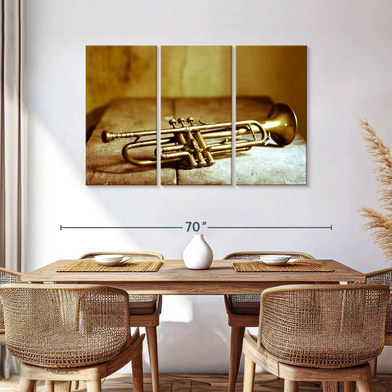 Abarca Old Golden Trumpet, 36" H x 57" W