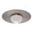 Nial 10-in Gray/Gold Dimmable LED Semi-Flush Mount
