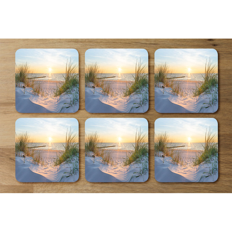 Drusi Square 6 Piece Coaster Set