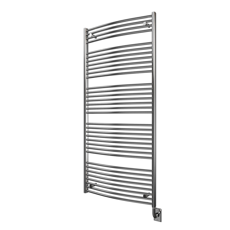 29.5"x64.5" Blenheim Wall Mounted Electric Plug-In Towel Warmer -Chrome, Fluid Filled, Includes Lifetime Warranty, Chrome