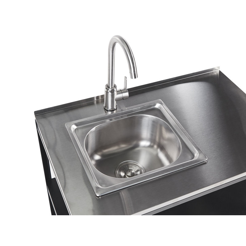 Beliani 160cm 2 Modular Outdoor Kitchen