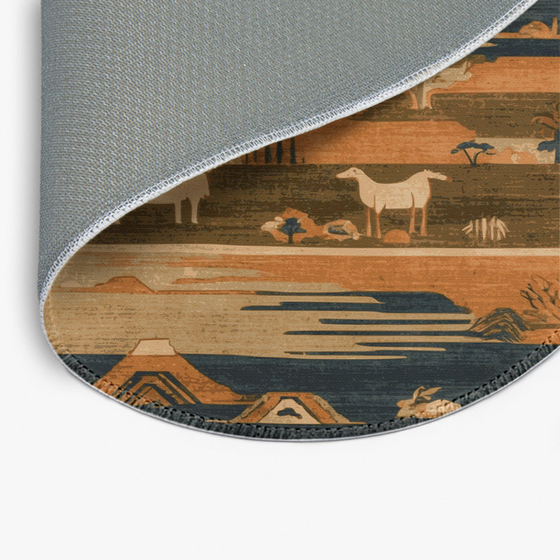 Tapis intérieur et extérieur ArtDeco, Rond 5 pi