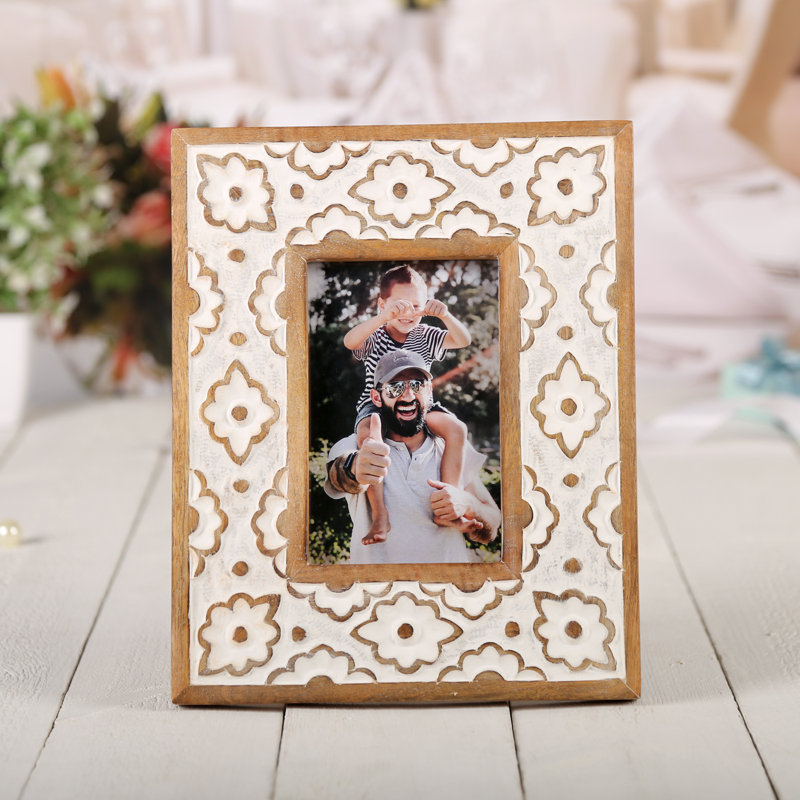 Irie Brown Wood Picture Frame, 6.69" x 8.66"