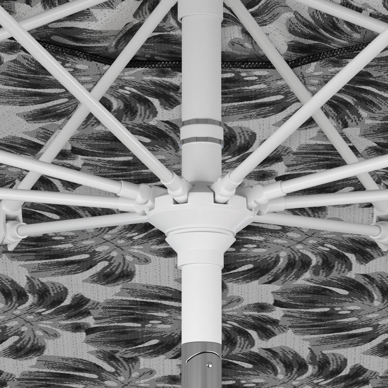 Parasol de marché 9 pi Santana Praneeth, Palmier graphite - Pacifica Premium
