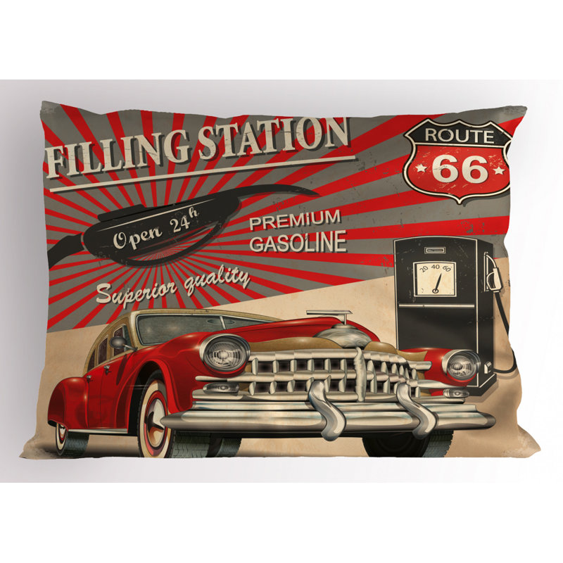 Cars Polyester Sham Set, Queen