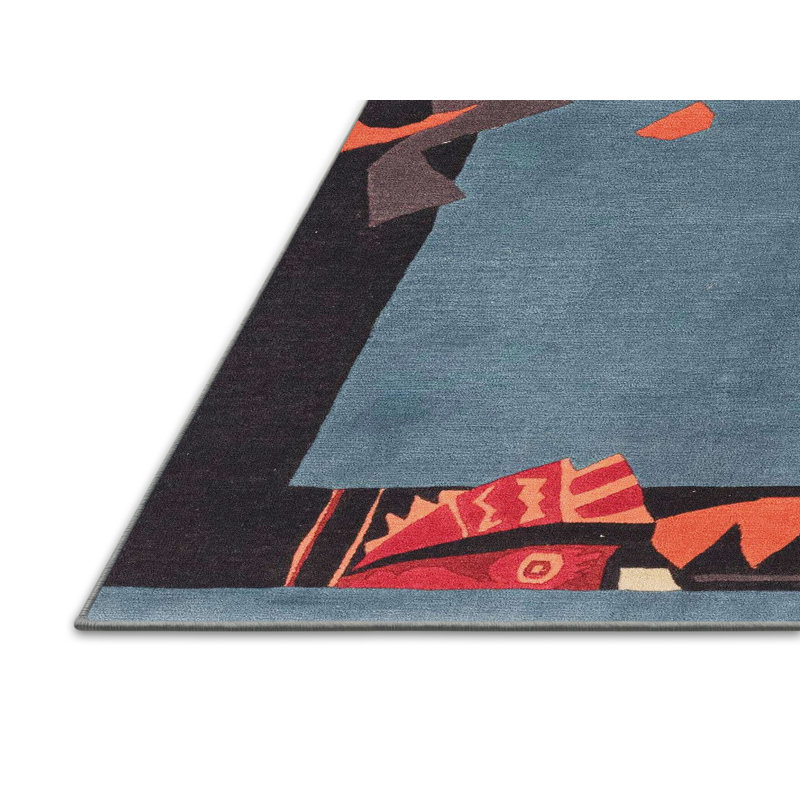 Abstract Indoor Rug, Rectangle 2' x 3'
