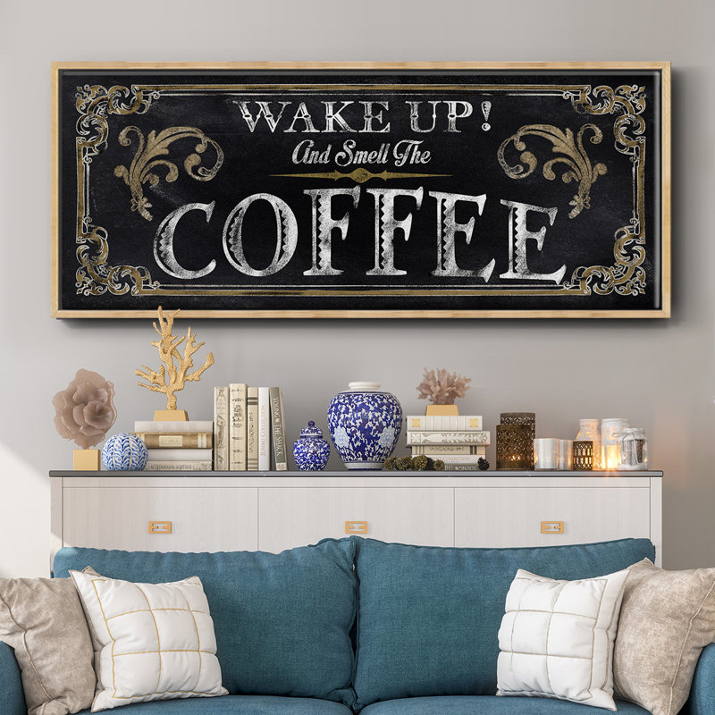 Wake Up! - Toile encadrée, H 24 po x l 60 po