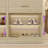60" Closet System With Visualize Cabinet Door And Wooden Drawers-1448129553