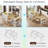 Kitchen Island With Extendable Dining Table, Power Outlet, 2 Drawers, 2 Side Open Shelves And Double-sized Storage Design