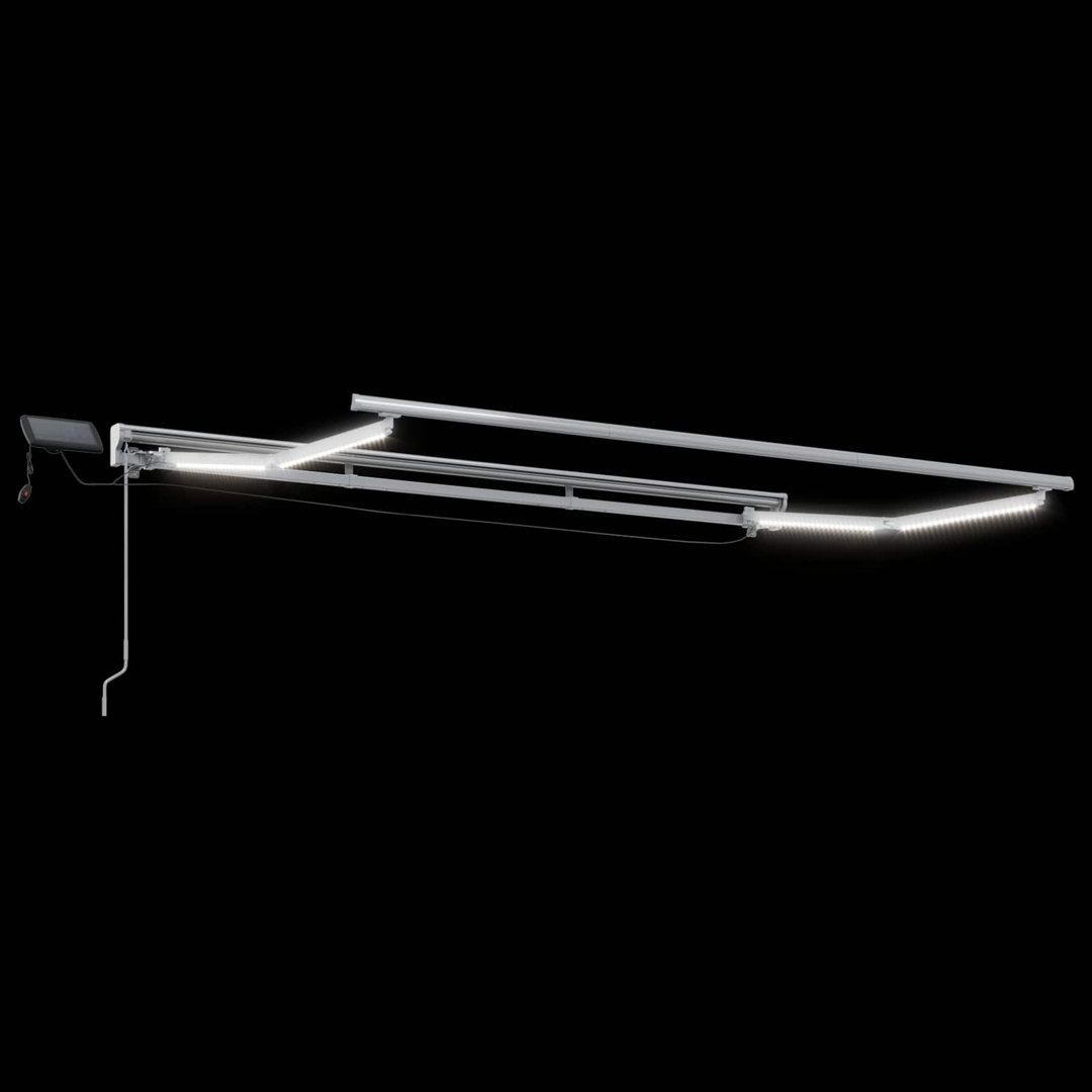 VidaXL Polyester Cover Retractable Patio Awning