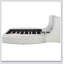 Upholstered Platform Bed Storage Velvet Bed With Wingback Headboard And 1 Big Drawer,2 Side Storage Stool-398041176