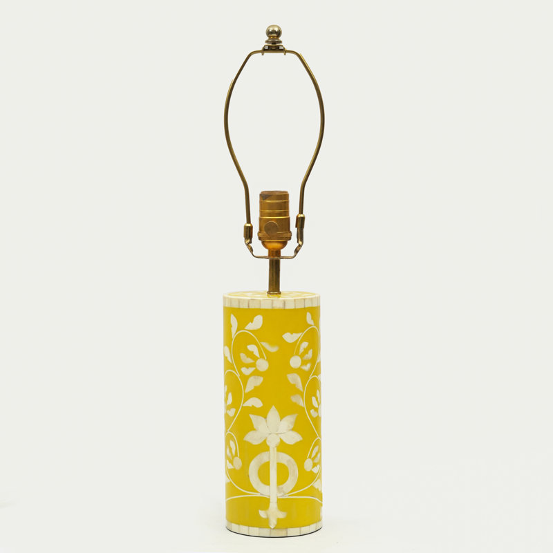  Lampe de table Floral Vines - Jaune, Jaune
