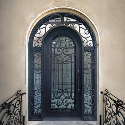 Granada Arabesque Single Iron Door