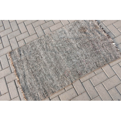 Tapis de porte rétro turc tissé à la main avec un style bohémien unique et un design texturé pour une décoration intérieure élégante