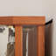 Armoire d'angle avec tablette et porte en verre-74569875