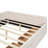 Queen Size Upholstered Platform Bed With USB And 2 Drawers, Beige