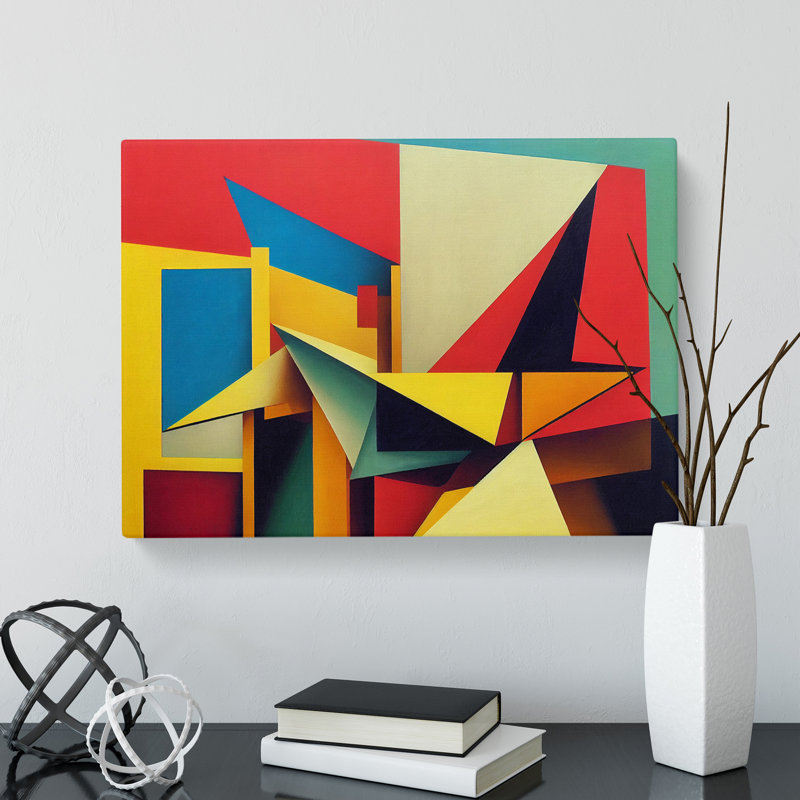 Modern Abstract Shapes Vol.6 - Wrapped Canvas, 50cm H x 76cm W x 3cm D