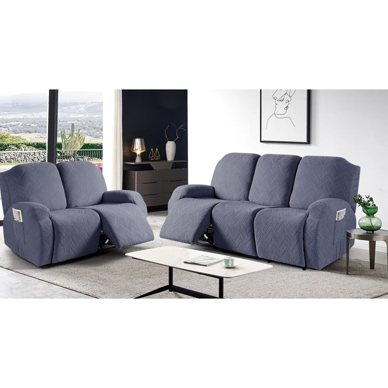 Causeuse inclinable Harriet 2 pièces Harriet, Gris