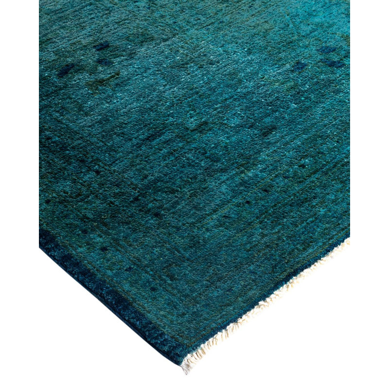 Overyed One-of-a-Kind Rectangle 8'1" X 9'10" Hand Knotted Area Rug